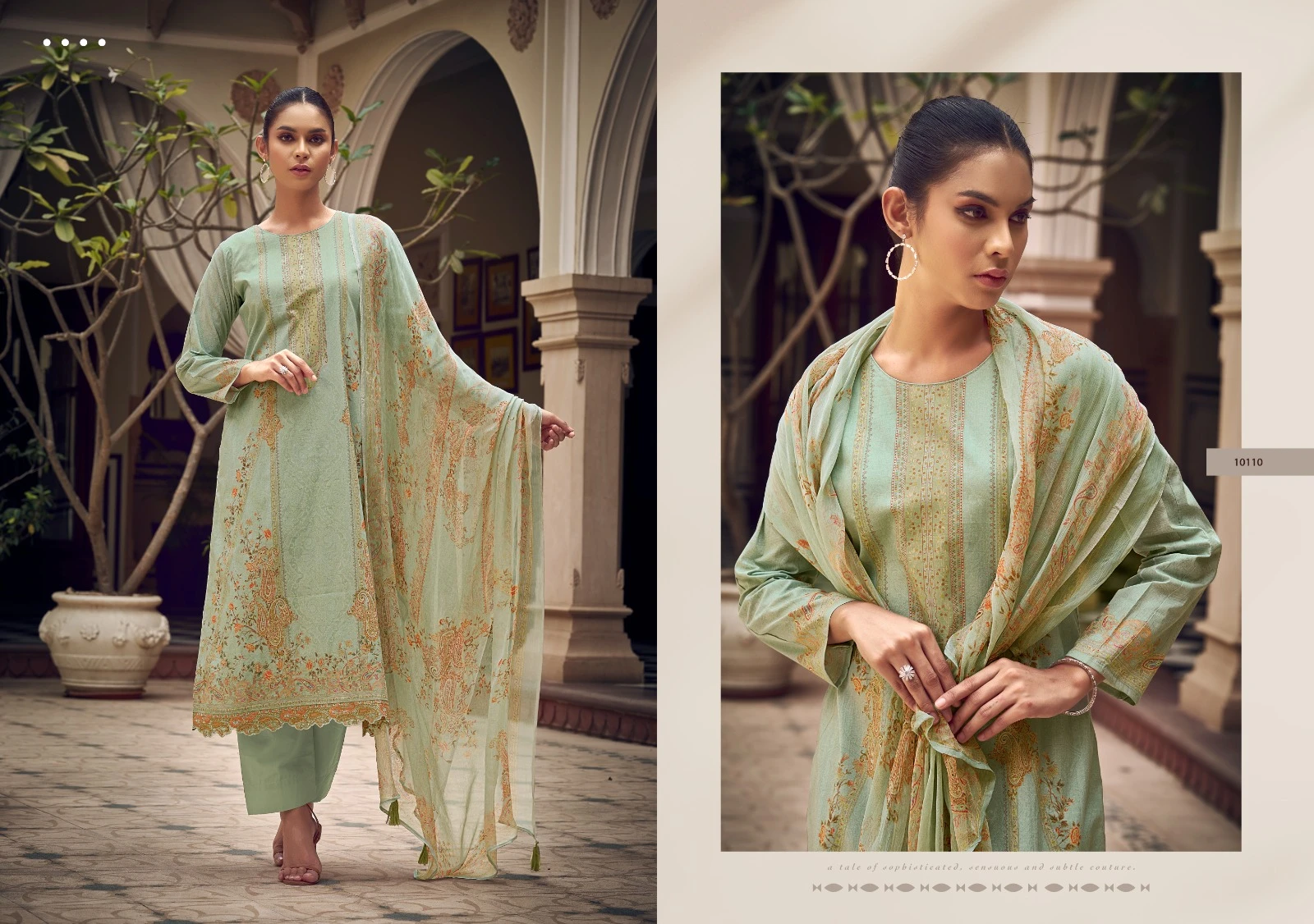 Sadhana Fashion Zaira Pure Lawn Cotton Wholesale Fancy Salwar Suit Catalog — Wholesale Salwar Suits, MPA wholesale from Surat — view 6